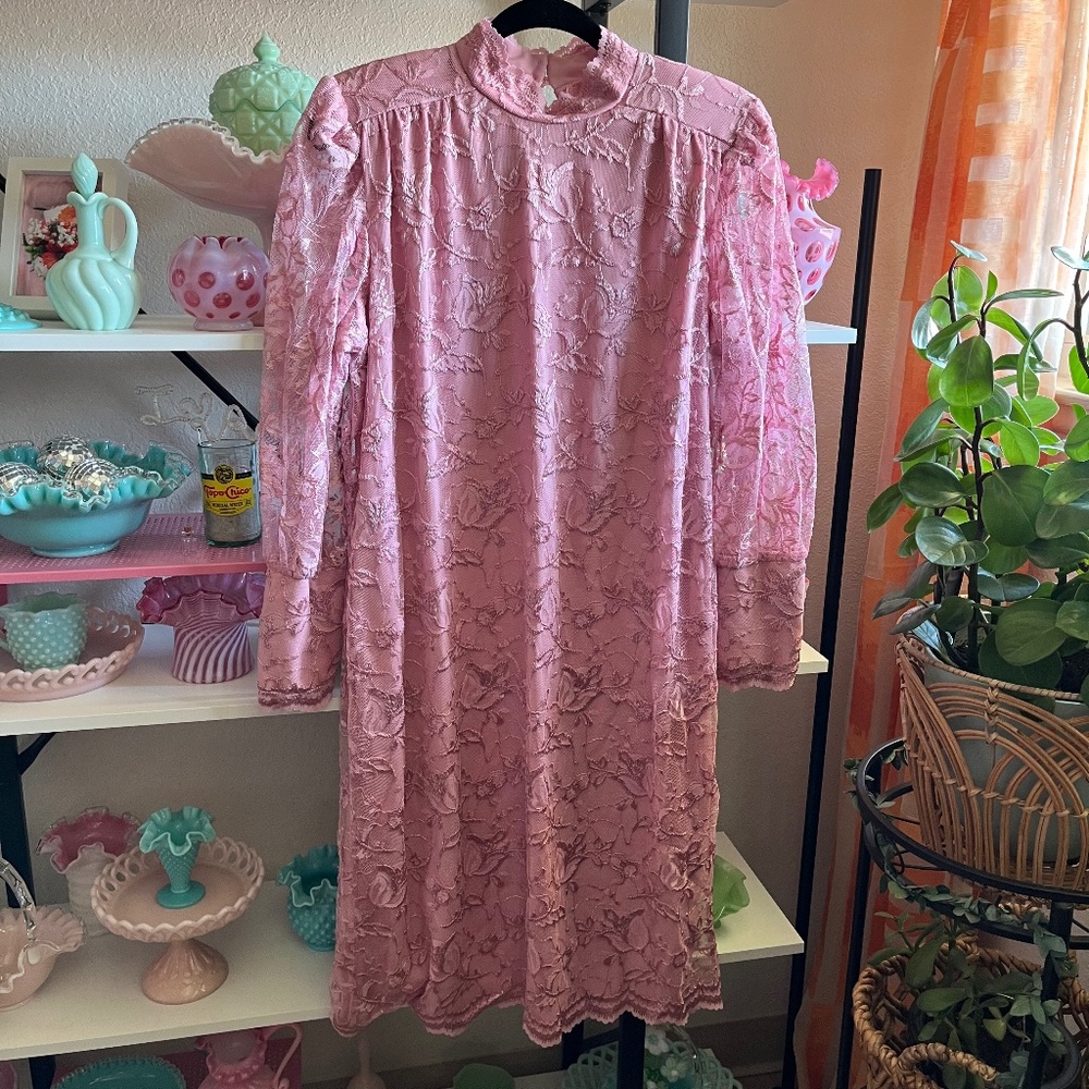 Vintage Blair Boutique pink floral dress